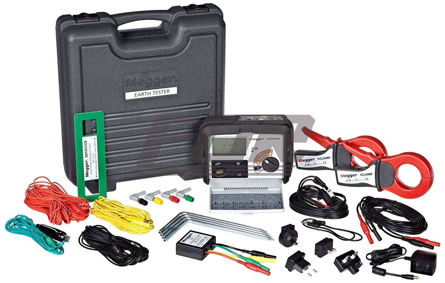 Megger DET4TCR2 Earth Ground Resistance Tester 200k CAT IV 100 V Megger DET4TCR2 Earth Ground Resistance Tester 200k CAT IV 100 V