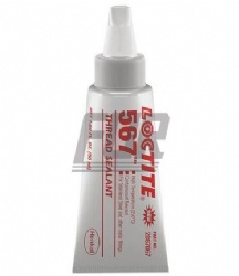 Loctite 567 Thread Sealant Pipe Thread Sealant, 50mL, Tube, Low, White